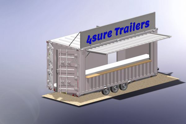 Shipping Container Trailer-