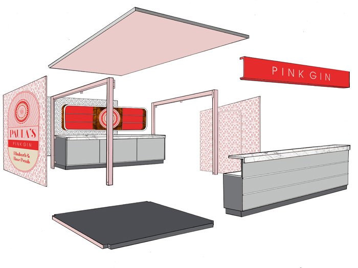 Pink Gin Kiosk